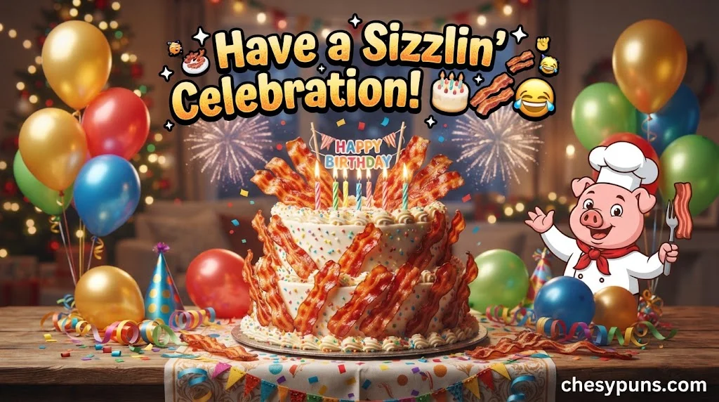 Bacon Puns for Birthdays, Holidays and Every Occasion