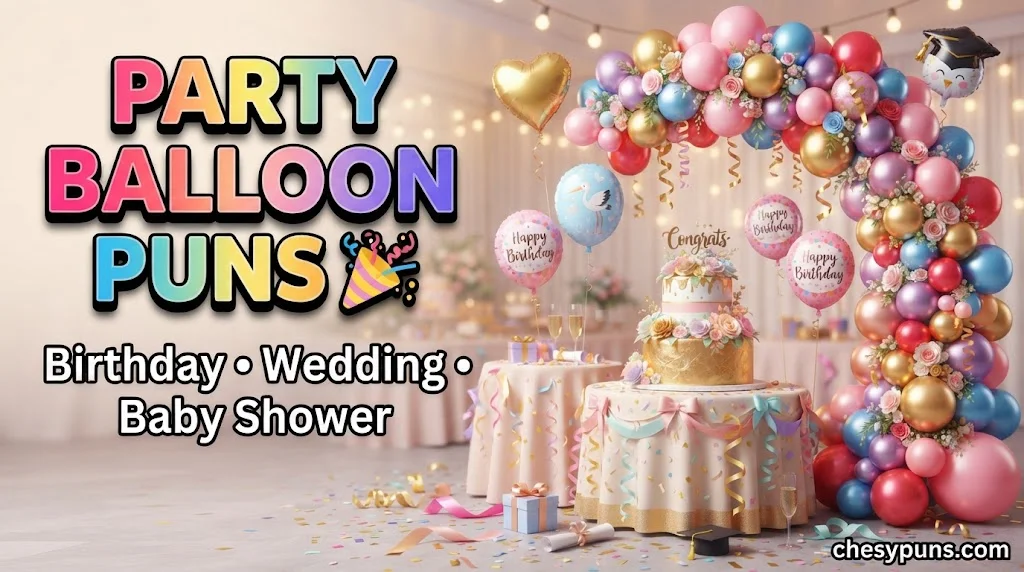 Balloon Puns for Birthdays, Weddings and Every Party