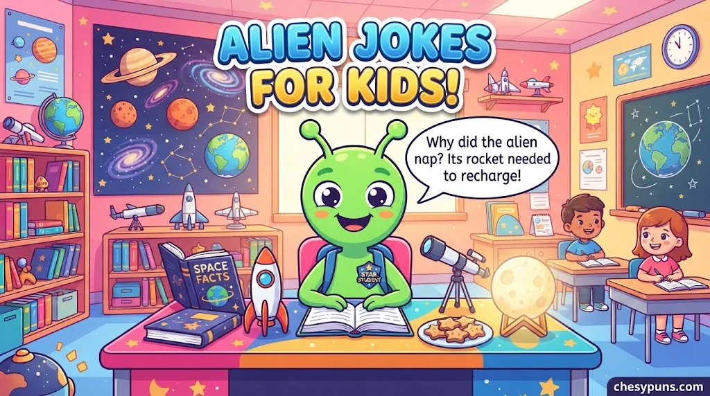 Clever Alien Jokes and Space Puns for Kids