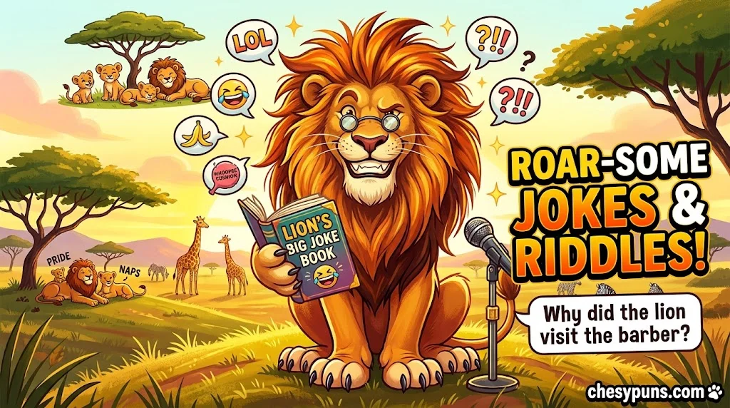 Clever Lion Jokes & Riddles