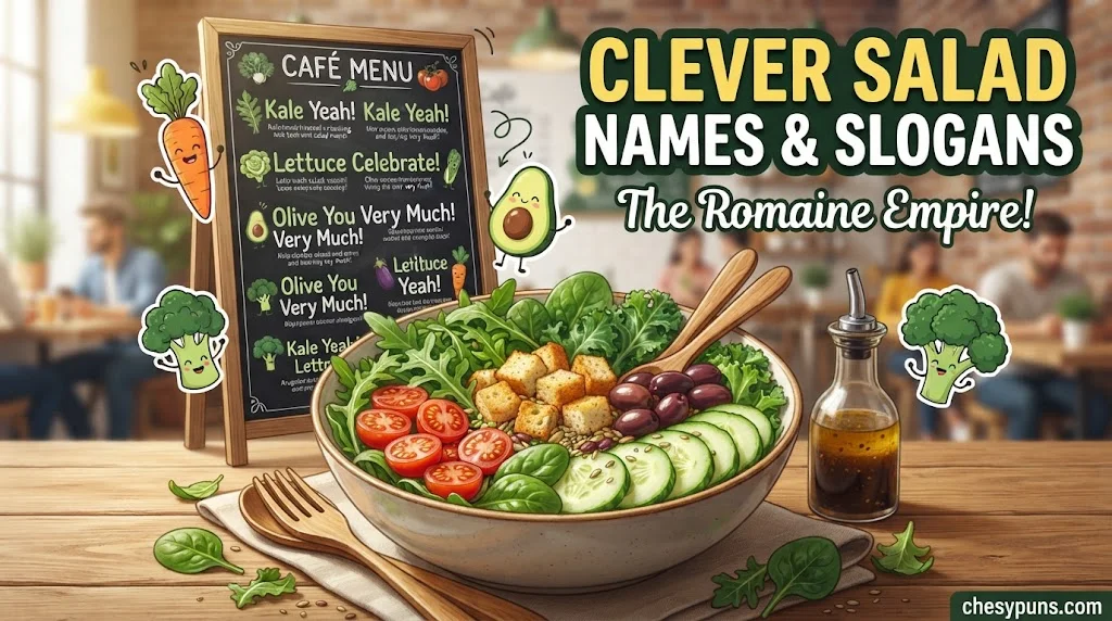Clever Salad Jokes and Q&A Puns