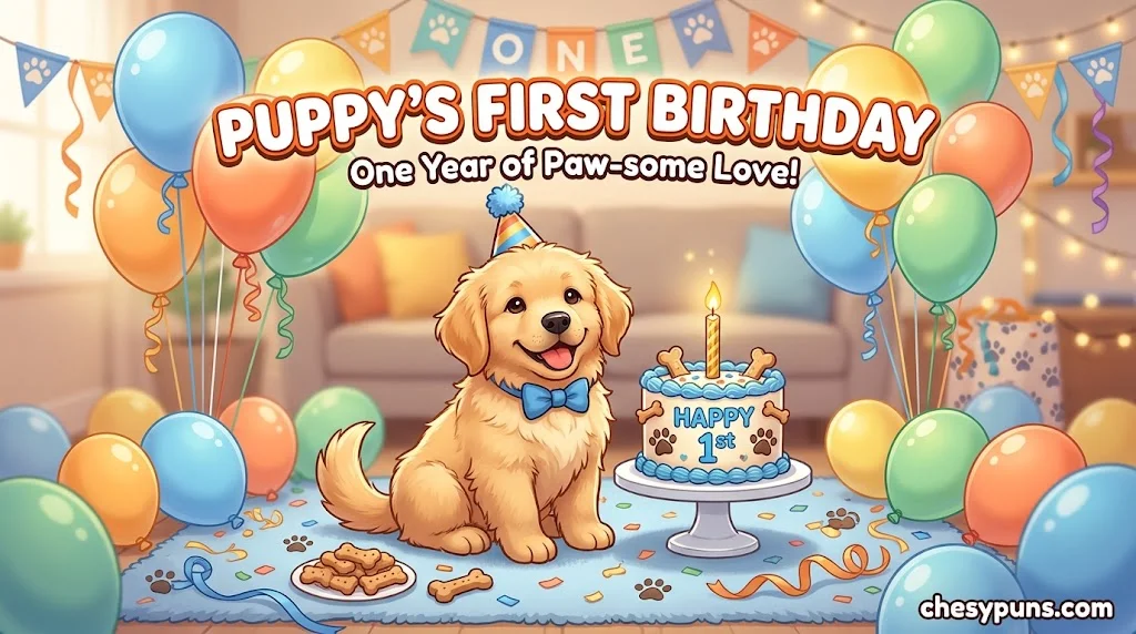 Cute Puppy Birthday Puns