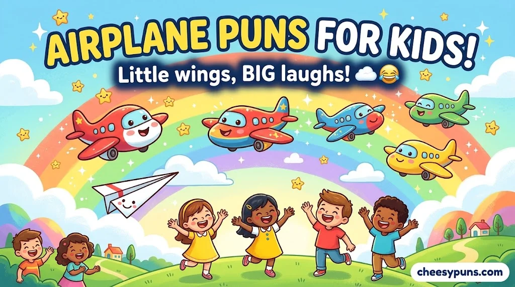 Funny Airplane Puns for Kids & Family