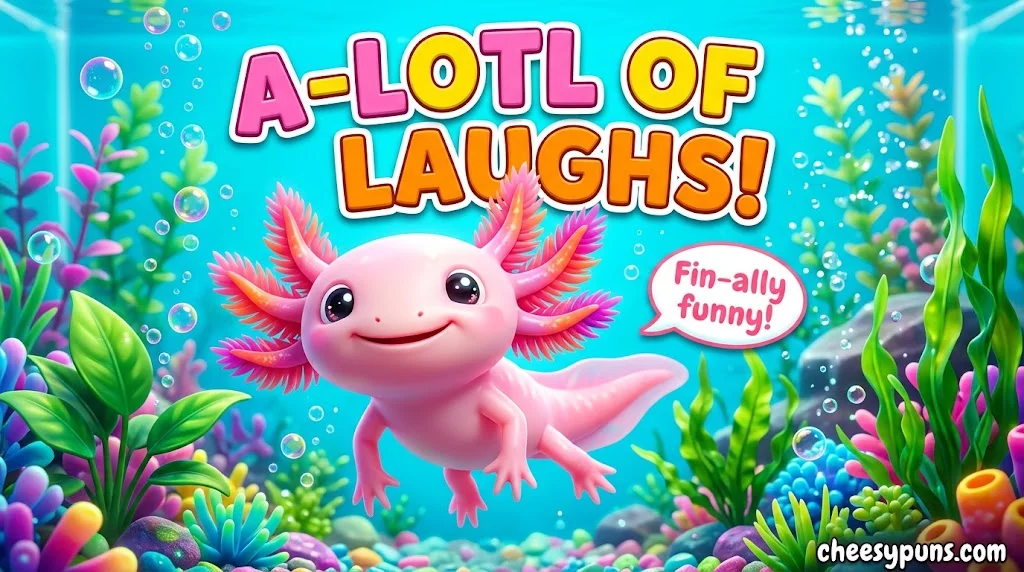Funny Axolotl Puns and One-Liners