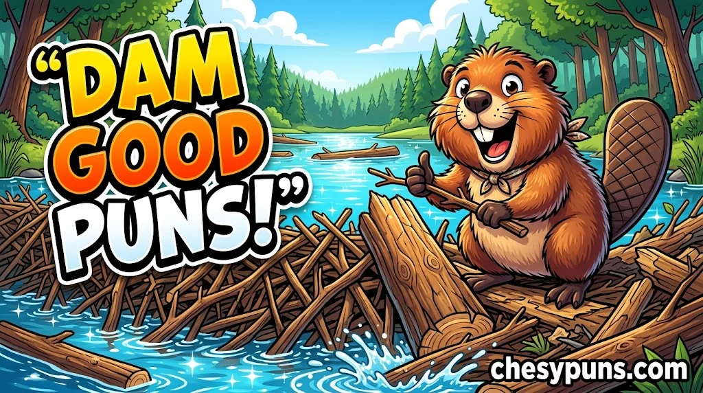 Funny Beaver Puns & One-Liners