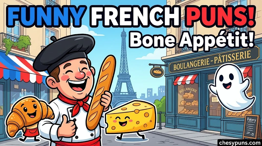Funny French Puns in English (Jokes and One-Liners)
