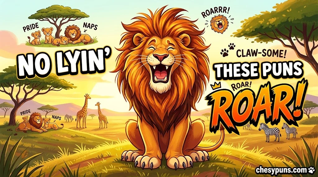 Funny Lion Puns & One-Liners