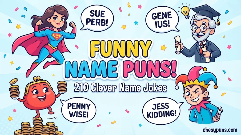 Funny Name Puns & Name-Based Jokes for Every Crowd