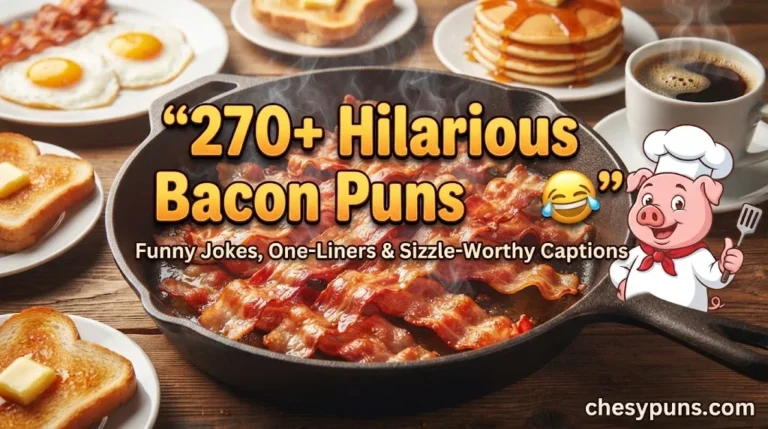 270+ Hilarious Bacon Puns: Funny One-Liners, Clever Bacon Jokes & Sizzle-Worthy Captions (2026) 🥓😂