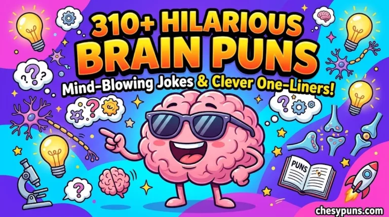 310+ Hilarious Brain Puns: That Are Absolutely Smart, Witty