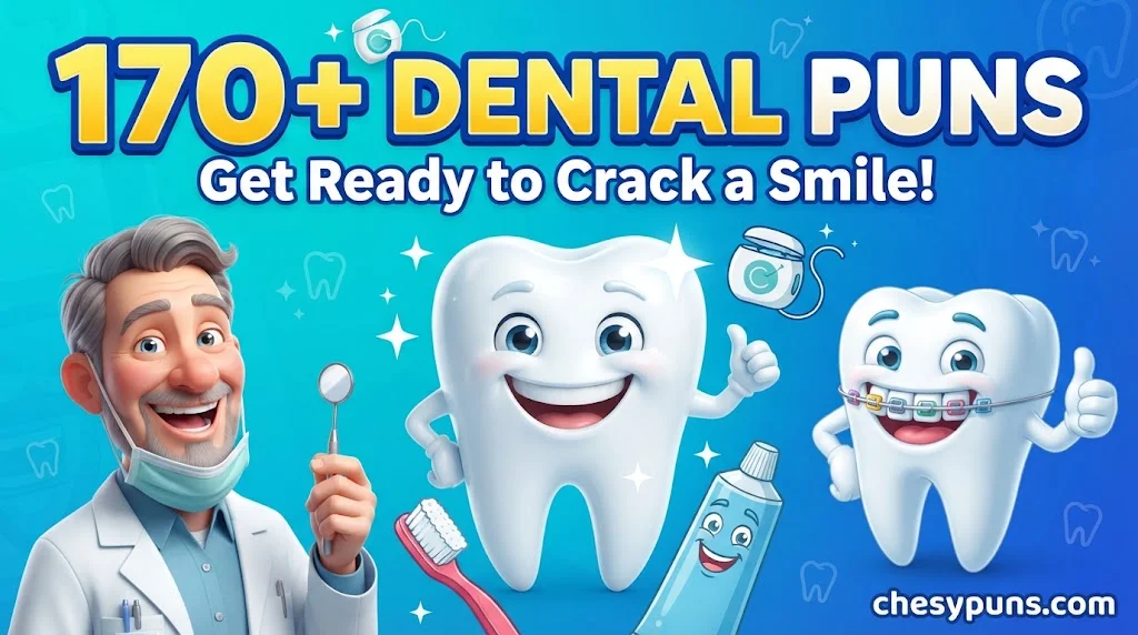 170+ Hilarious Dental Puns: Funny One-Liners, Clever Dentist Jokes & Tooth-Tickling Captions (2026) 🦷