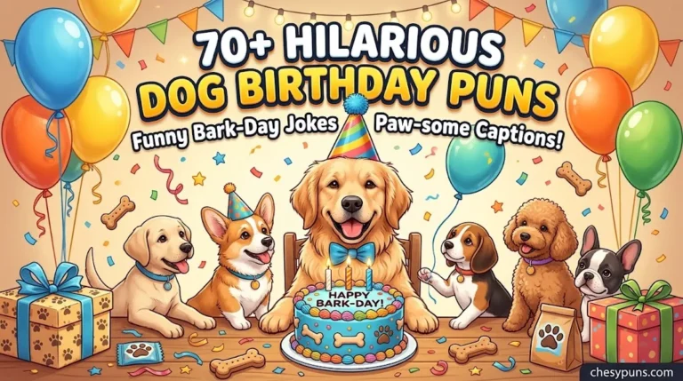 70 Hilarious Dog Birthday Puns: That Will Make You Bark Out Loud