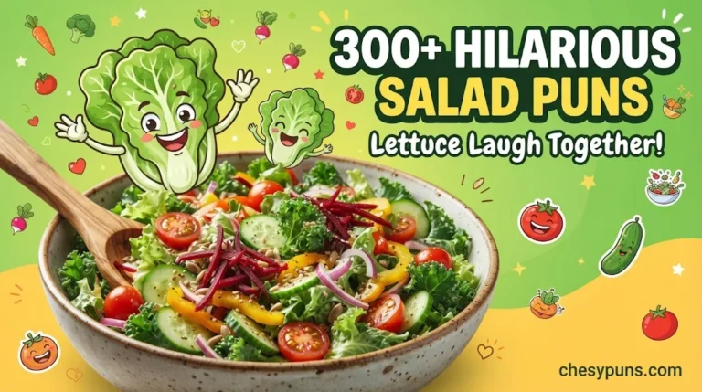 300+ Hilarious Salad Puns: Funny One-Liners, Clever Salad Jokes & Lettuce-Laugh Captions (2026) 🥗