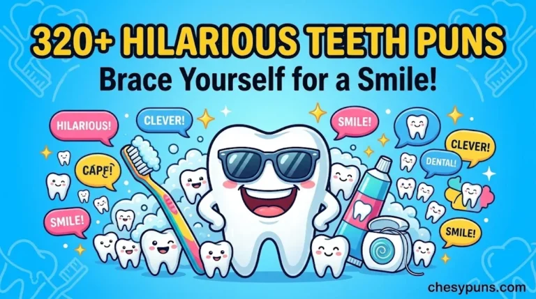 280+ Hilarious Teeth Puns: Funny One-Liners, Clever Tooth Jokes & Smile-Worthy Captions (2026) 🦷😁