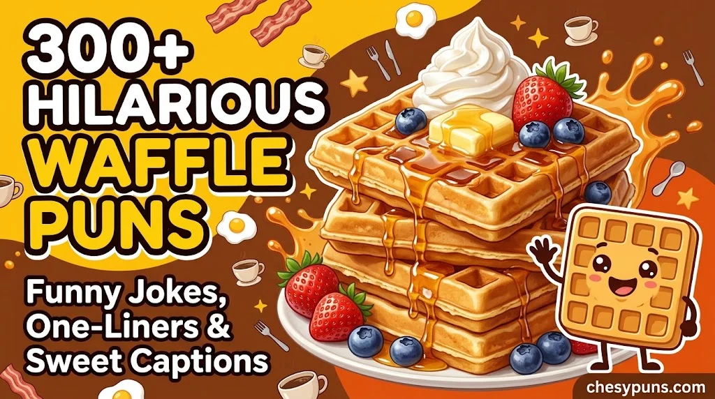 300+ Hilarious Waffle Puns: That Are Absolutely Batter-Filled & Syrup