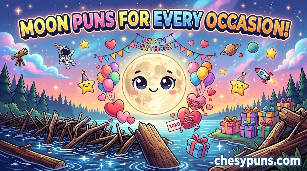 Moon Puns for Love, Kids & Every Occasion