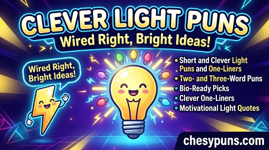Short and Clever Light Puns and One-Liners