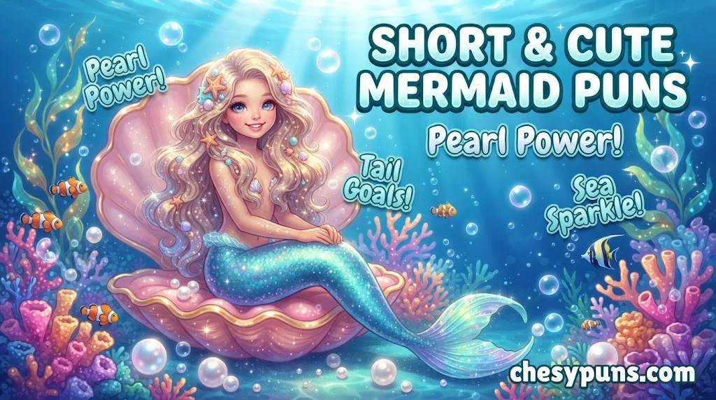 Short and Cute Mermaid Puns and One-Liners