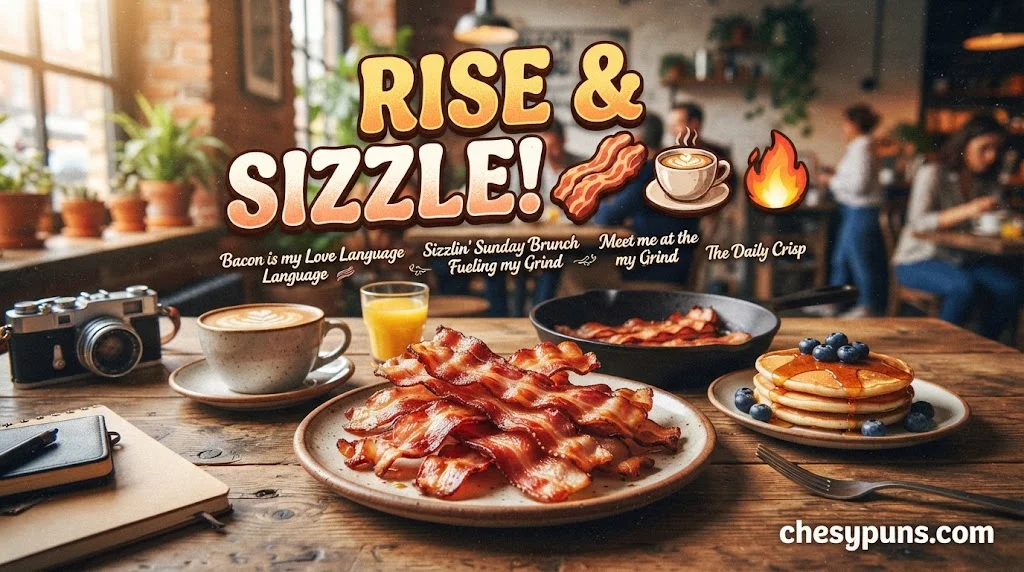 Sizzle-Worthy Bacon Captions and Café Taglines