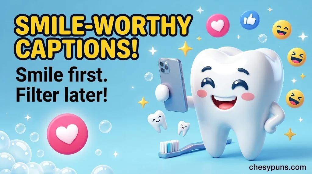 Smile-Worthy Teeth Captions and Dental Slogans